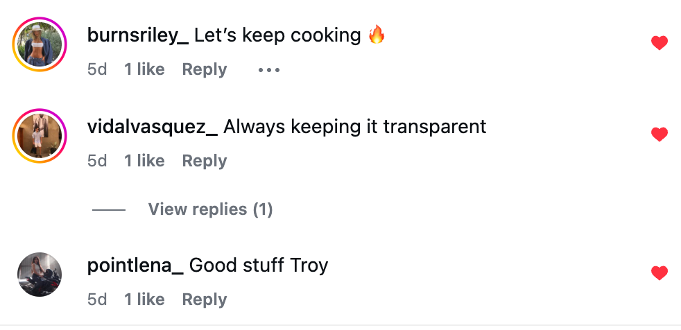 Member comment about Troy 7
